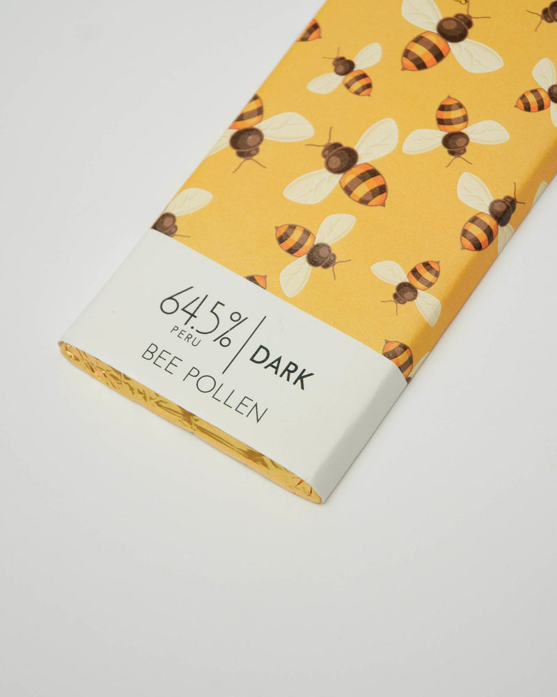 
                  
                    Load image into Gallery viewer, Bee Pollen Dark Chocolate Bar - 64.5% Peruvian
                  
                