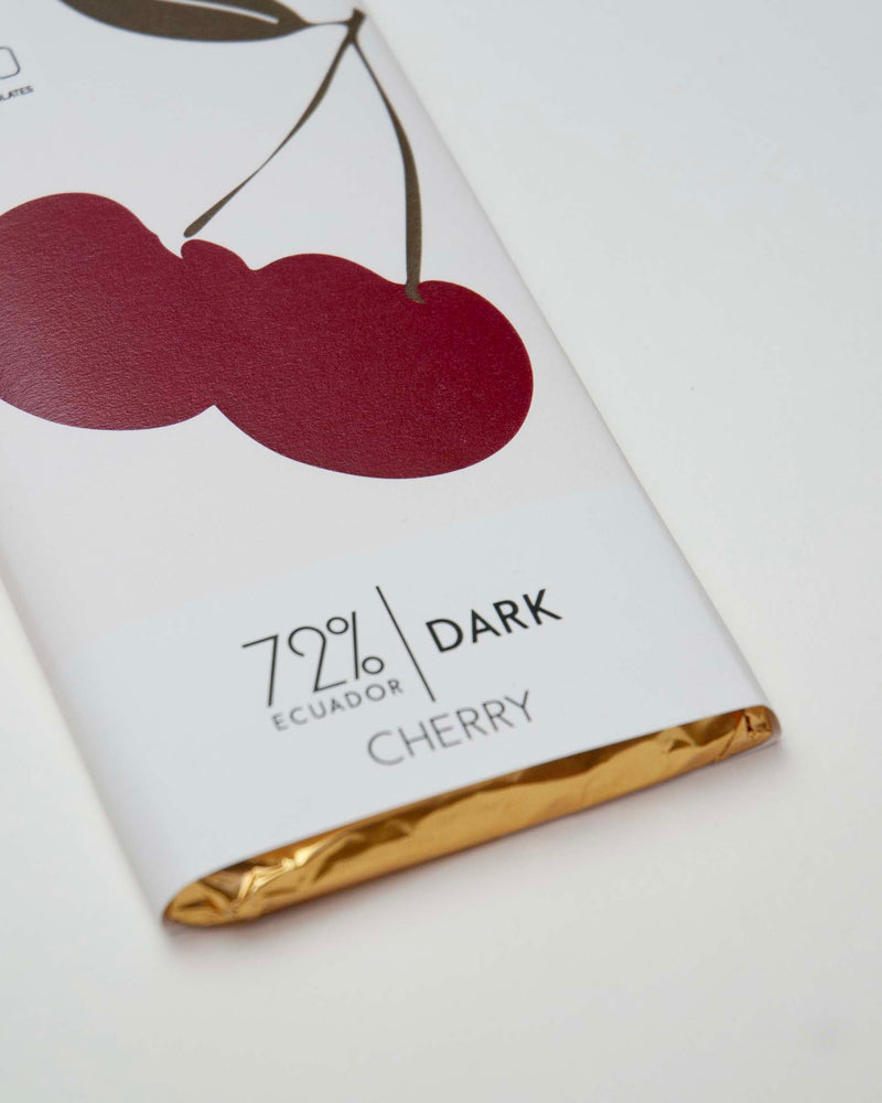 
                  
                    Load image into Gallery viewer, Cherry Dark Chocolate Bar - 72% Ecuadorian
                  
                