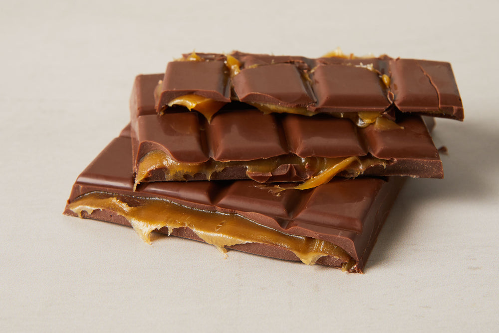 
                  
                    Load image into Gallery viewer, Salted Caramel Milk Chocolate Bar - 43.5% Venezuelan
                  
                