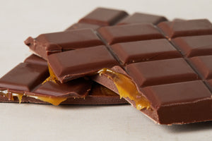 
                  
                    Load image into Gallery viewer, Salted Caramel Dark Chocolate Bar - 72% Ecuadorian
                  
                