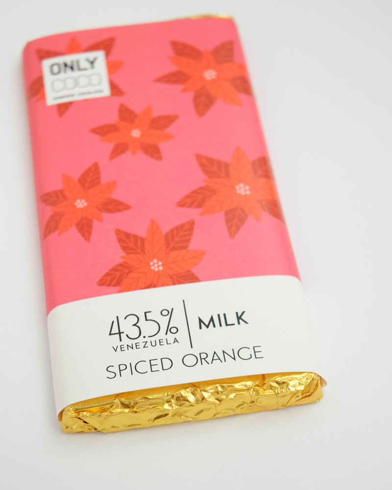 Spiced Orange, 43.5% Venezuelan Milk Chocolate
