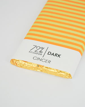 
                  
                    Load image into Gallery viewer, Ginger Dark Chocolate Bar - 72% Ecuadorian
                  
                
