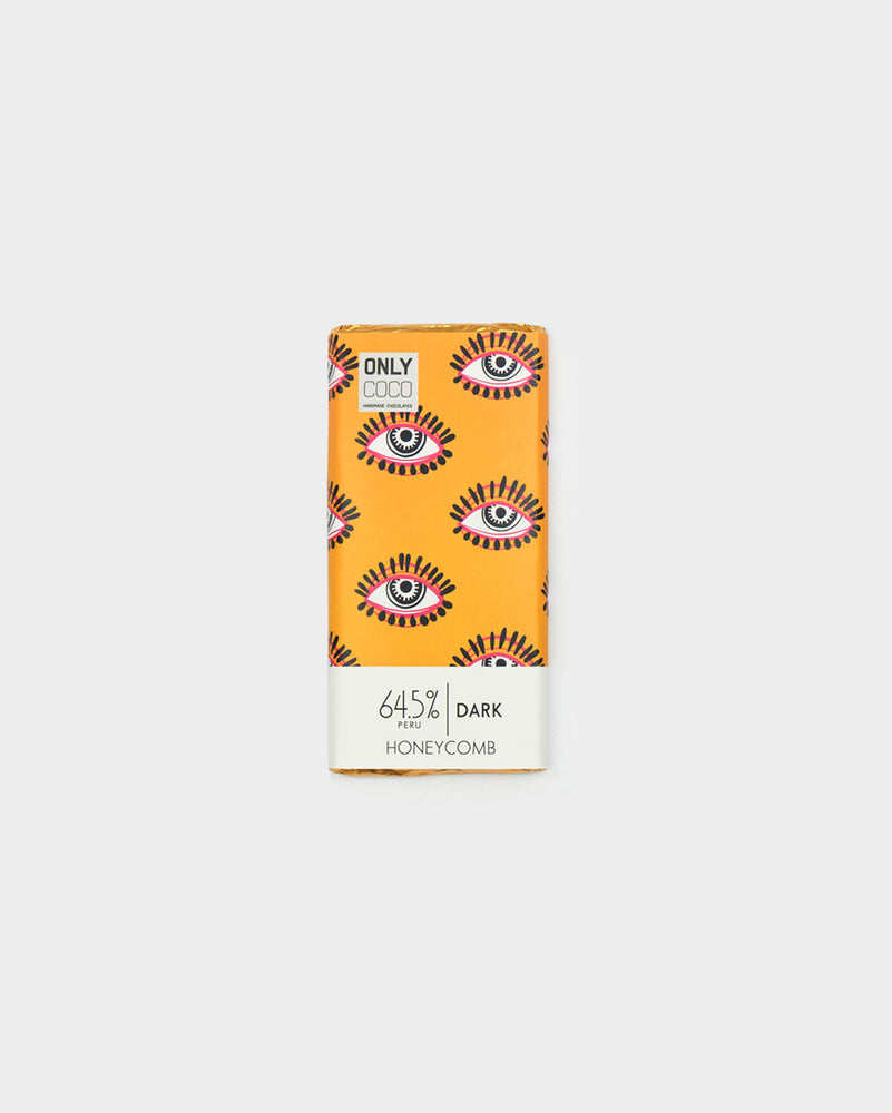 Honeycomb Dark Chocolate Bar - 64.5% Peruvian