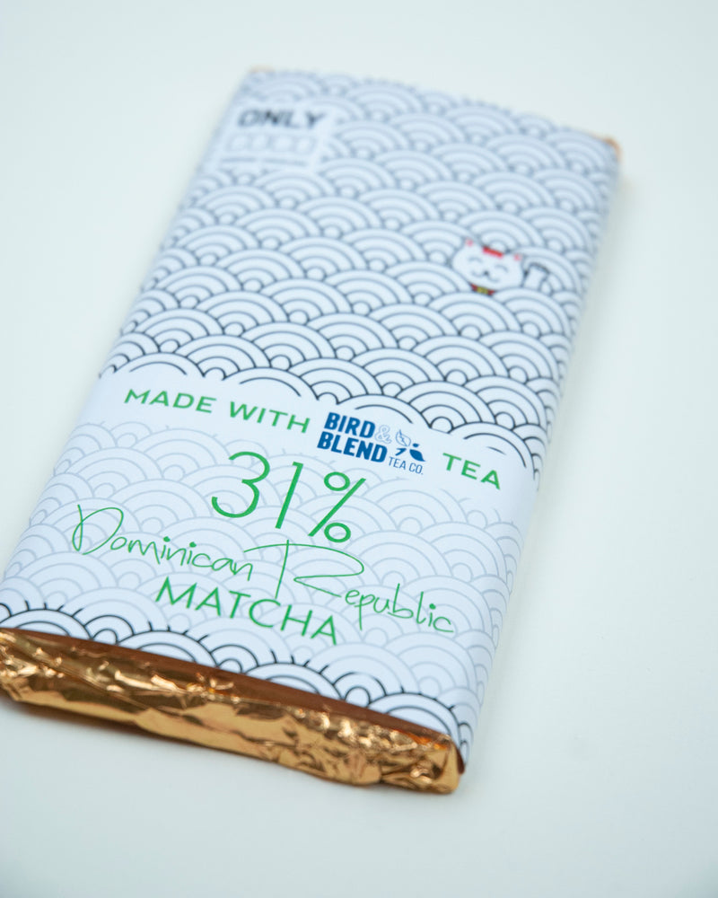 
                  
                    Load image into Gallery viewer, Matcha White Chocolate Bar - 31% Dominican Republic
                  
                