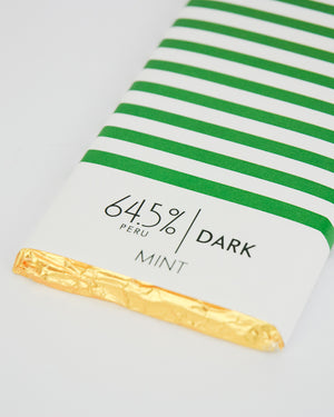 
                  
                    Load image into Gallery viewer, Mint Dark Chocolate Bar - 64.5% Peruvian
                  
                