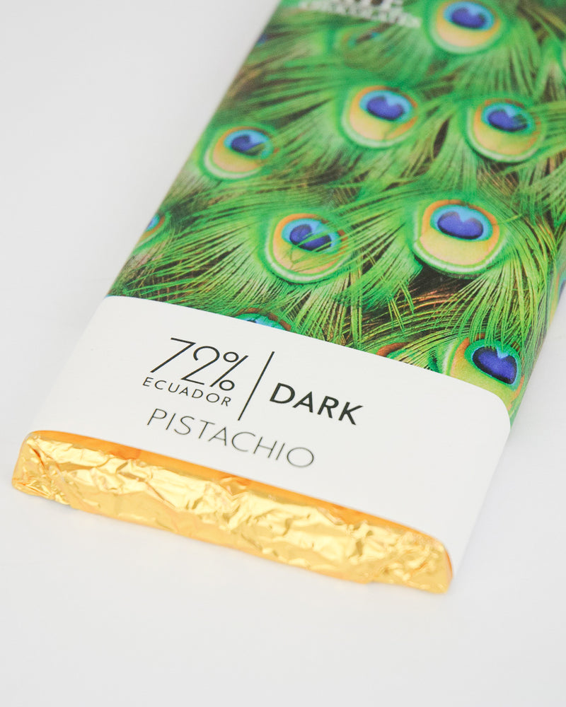 
                  
                    Load image into Gallery viewer, Pistachio Dark Chocolate Bar - 72% Ecuadorian
                  
                