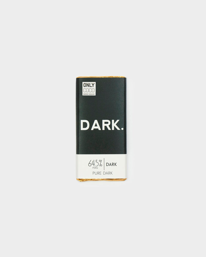 
                  
                    Load image into Gallery viewer, Pure Dark Chocolate Bar - 64.5% Peruvian
                  
                